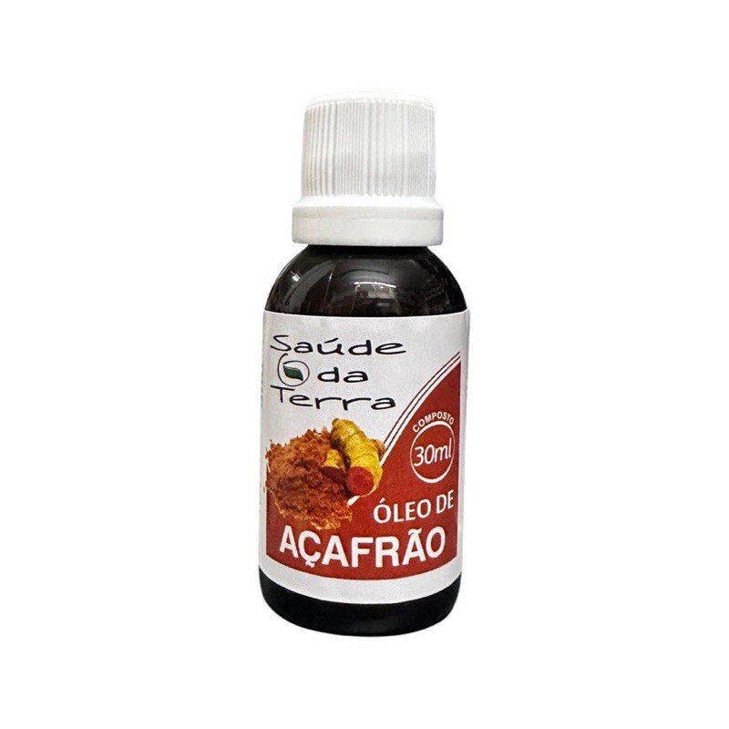 ÓLEO DE AÇAFRÃO 30ML SAÚDE DA TERRA - UN