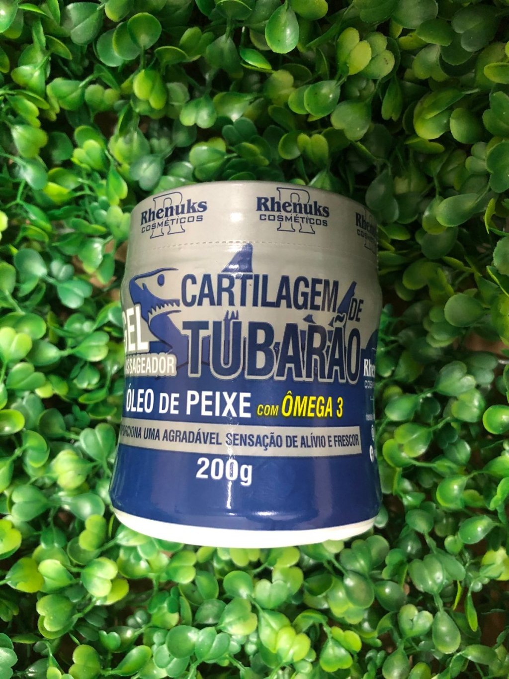 GEL MASSAGEADOR CATILAGEM DE TUBARÃO - ÓLEO DE PEIXE COM ÔMEGA 3 200g