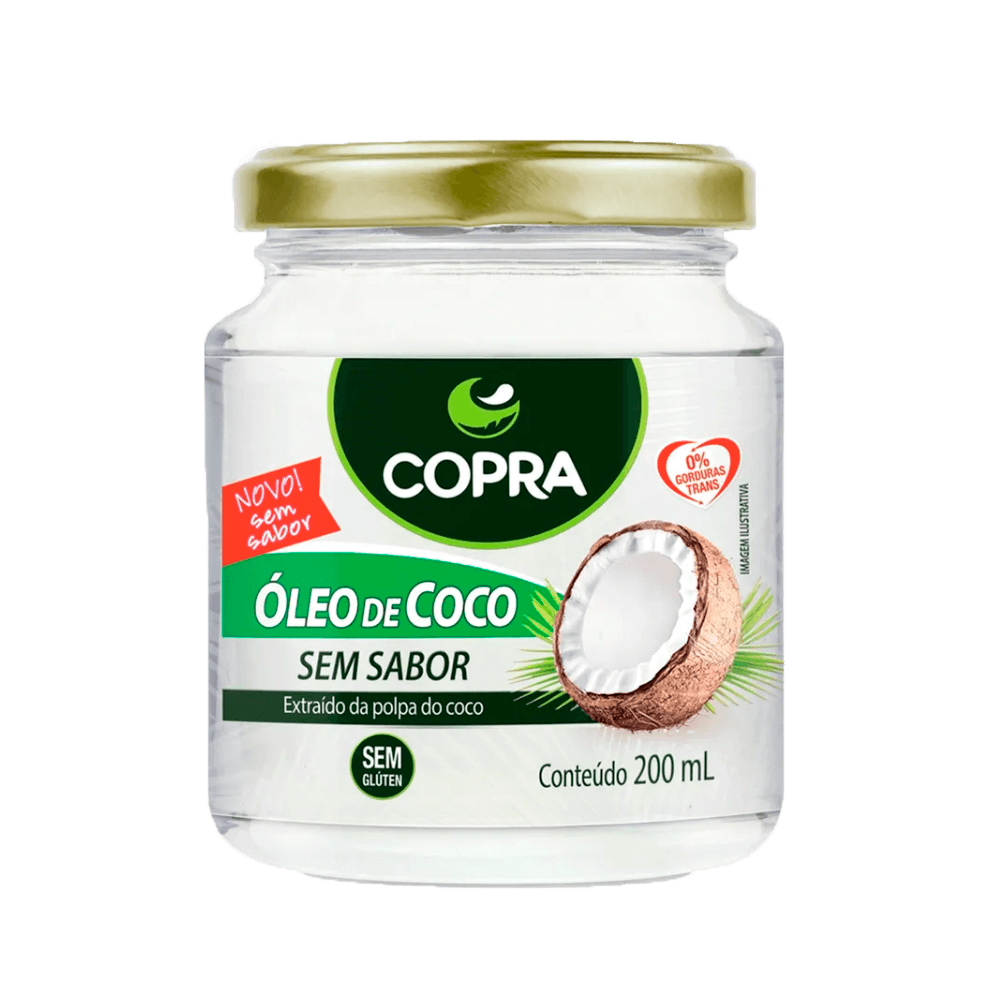 ÓLEO DE COCO SEM SABOR COPRA 200ML