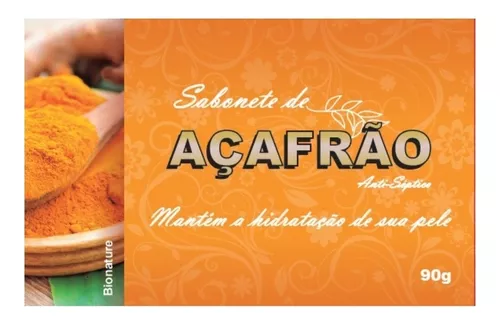 SABONETE DE AÇAFRÃO 90G