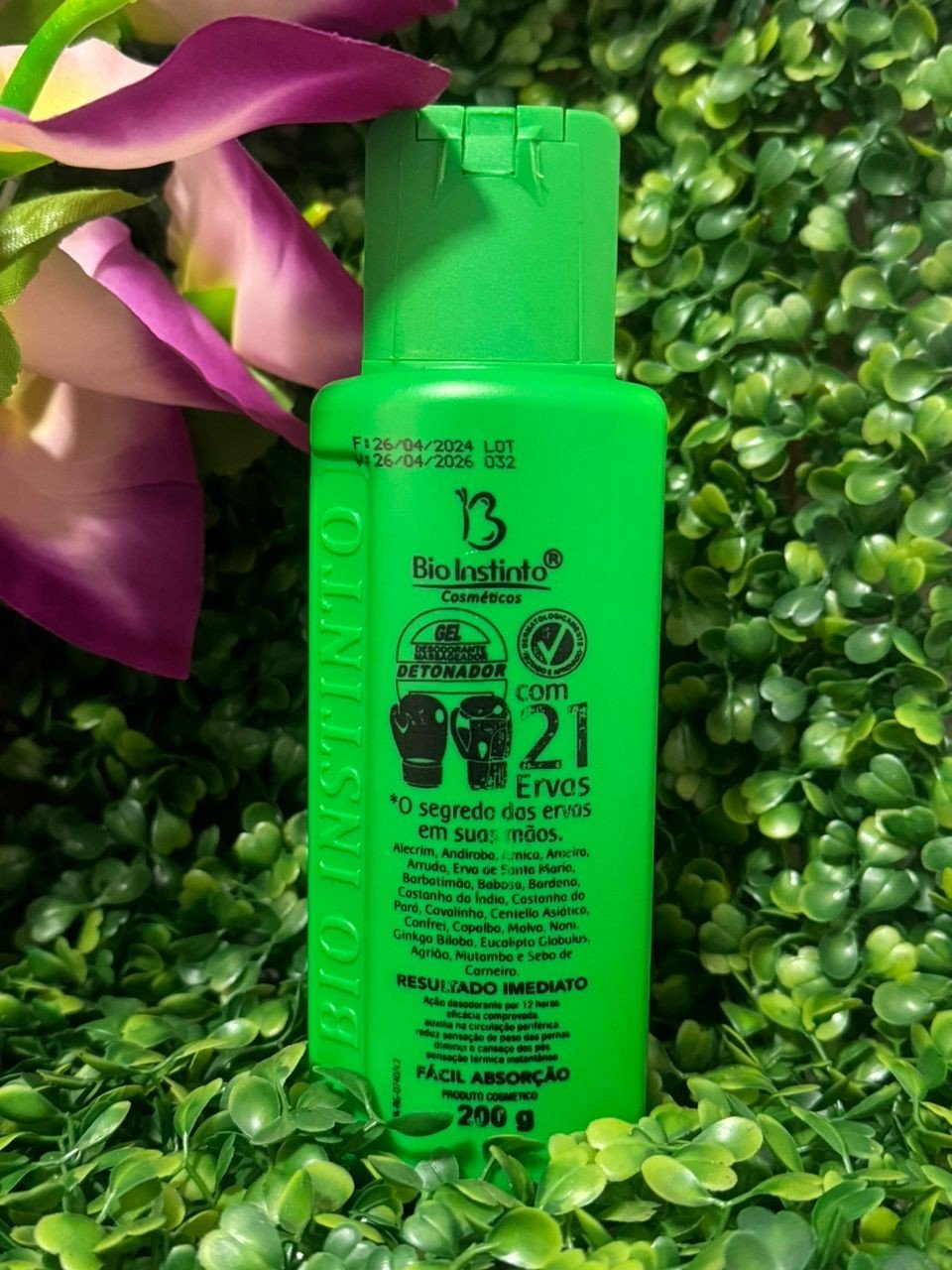 GEL DETONADOR COM 21 ERVAS 