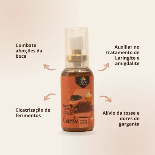 PROPOLIS SPRAY CANELA 35ML - FAUNA E FLORA 