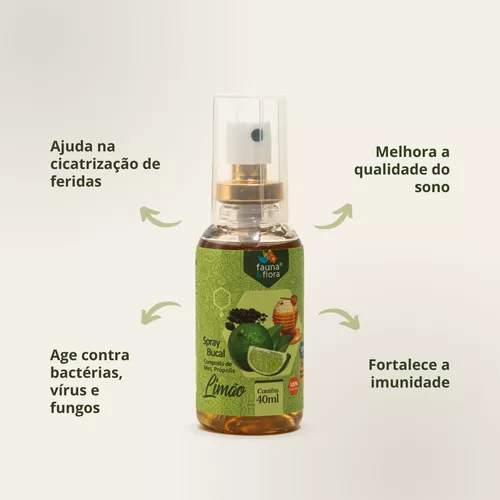PROPOLIS SPRAY LIMÃO 35ML - FAUNA E FLORA 