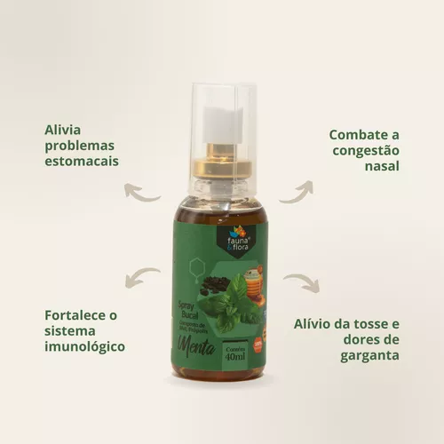 PROPOLIS SPRAY MENTA 35ML - FAUNA E FLORA 
