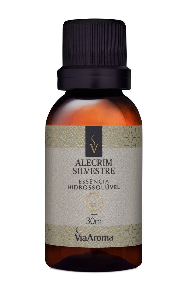 ESSENCIA HIDROSSOLUVEL VIA AROMA 30ML CLASSICA ALECRIM SILVESTRE