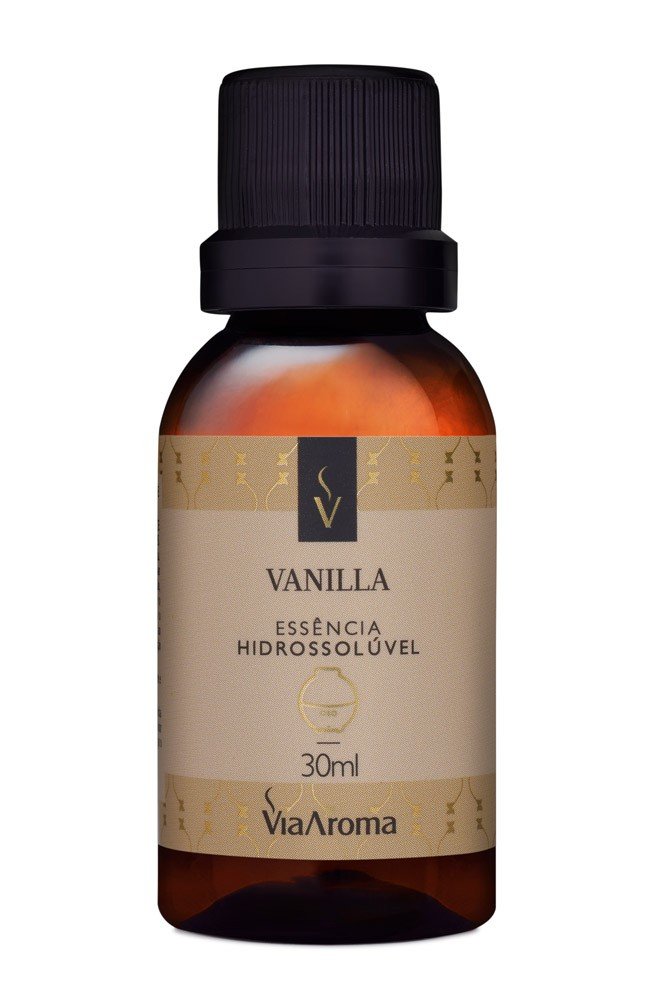 ESSÊNCIA HIDROSSOLUVEL VIA AROMA 30ML CLASSICA VANILLA