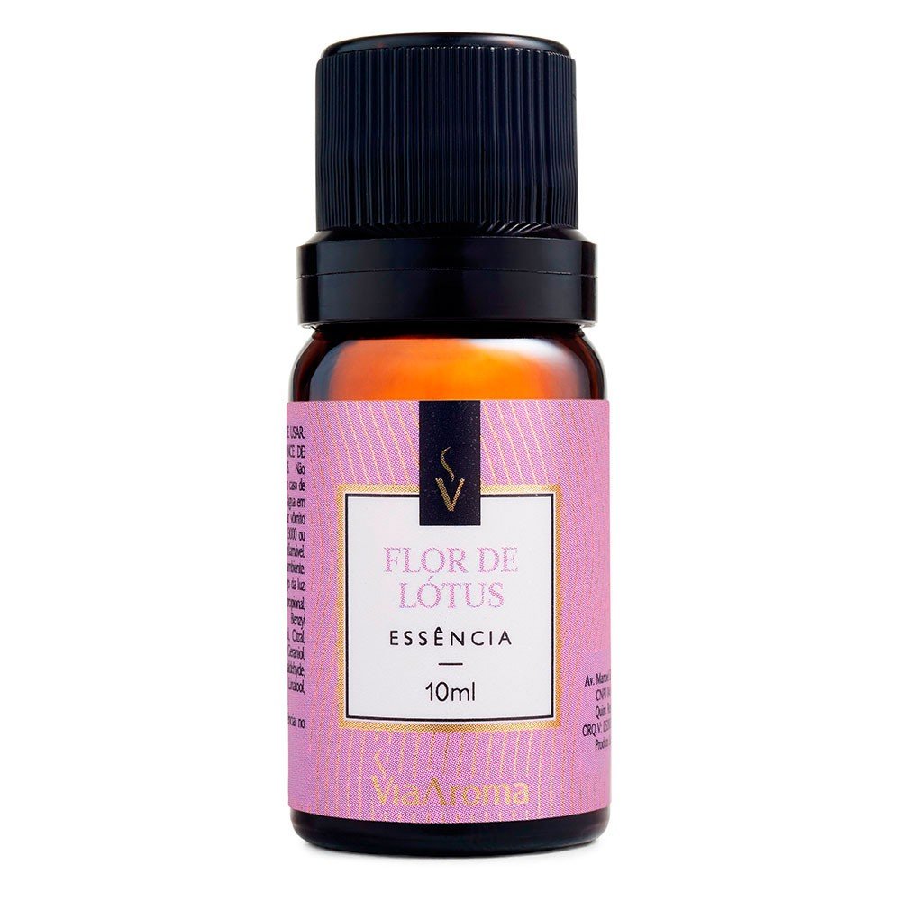 ESSÊNCIA VIA AROMA 10ML CLASSICA FLOR DE LOTUS