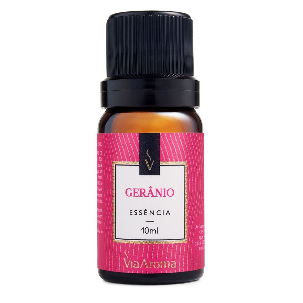 ESSÊNCIA VIA AROMA 10ML CLASSICA GERÂNIO