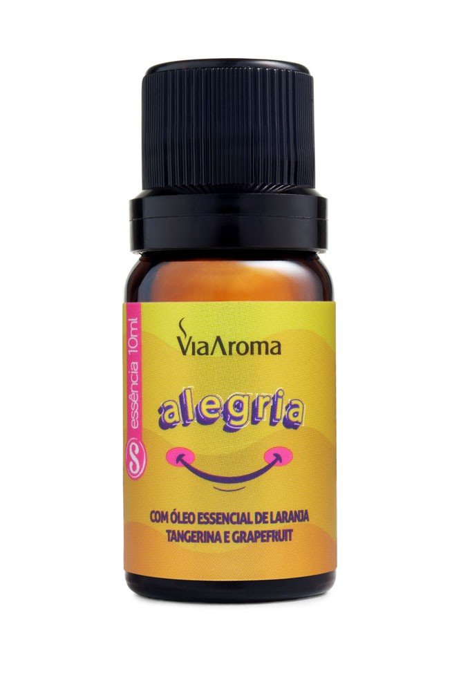 ESSÊNCIA VIA AROMA 10ML SENSACOES ALEGRIA