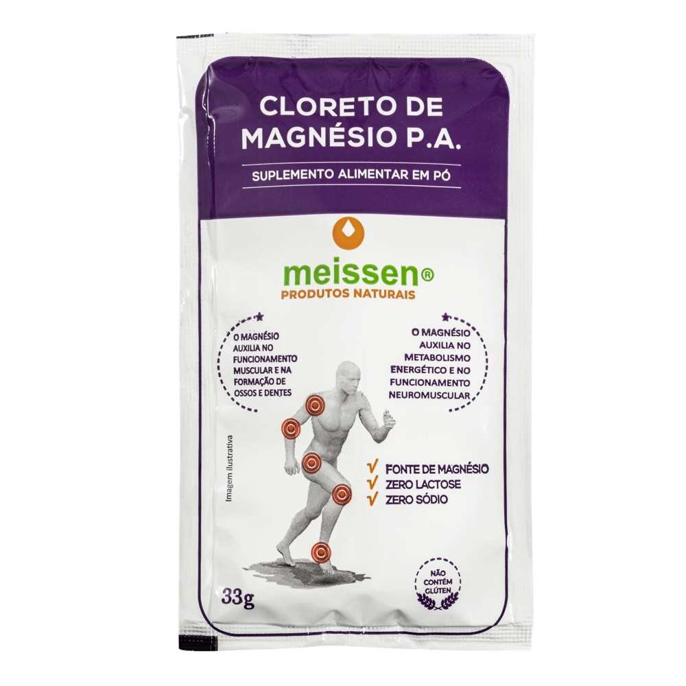 CLORETO DE MAGNÉSIO P.A MEISSEN SACHÊ 33G