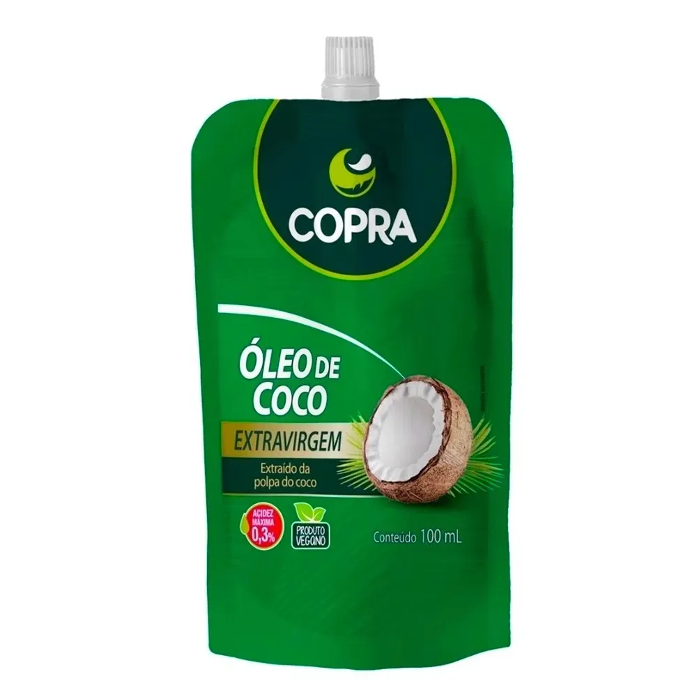 ÓLEO DE COCO EXTRAVIRGEM COPRA POUCH 100ML - UNIDADE