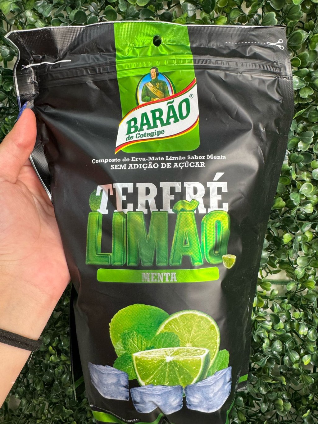 ERVA TERERÉ BARÃO - LIMÃO C/MENTA 500G