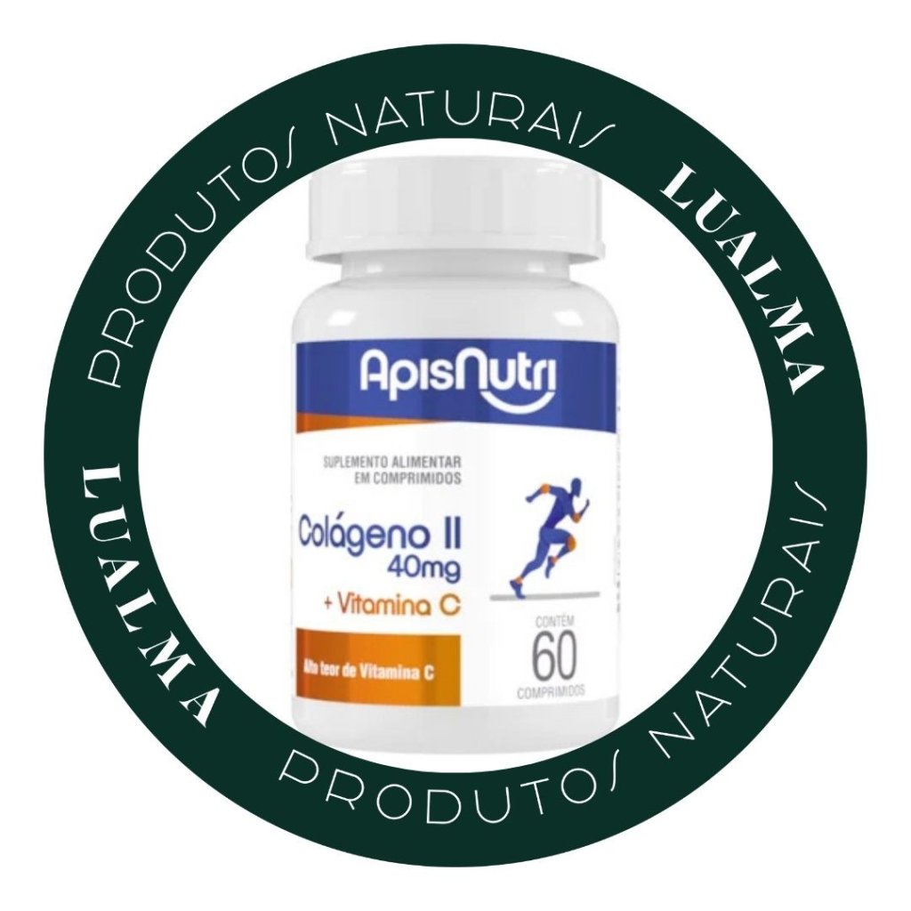 COLAGENO TIPO II 40mg + VITAMINA C - APIS NUTRI 60CAPS
