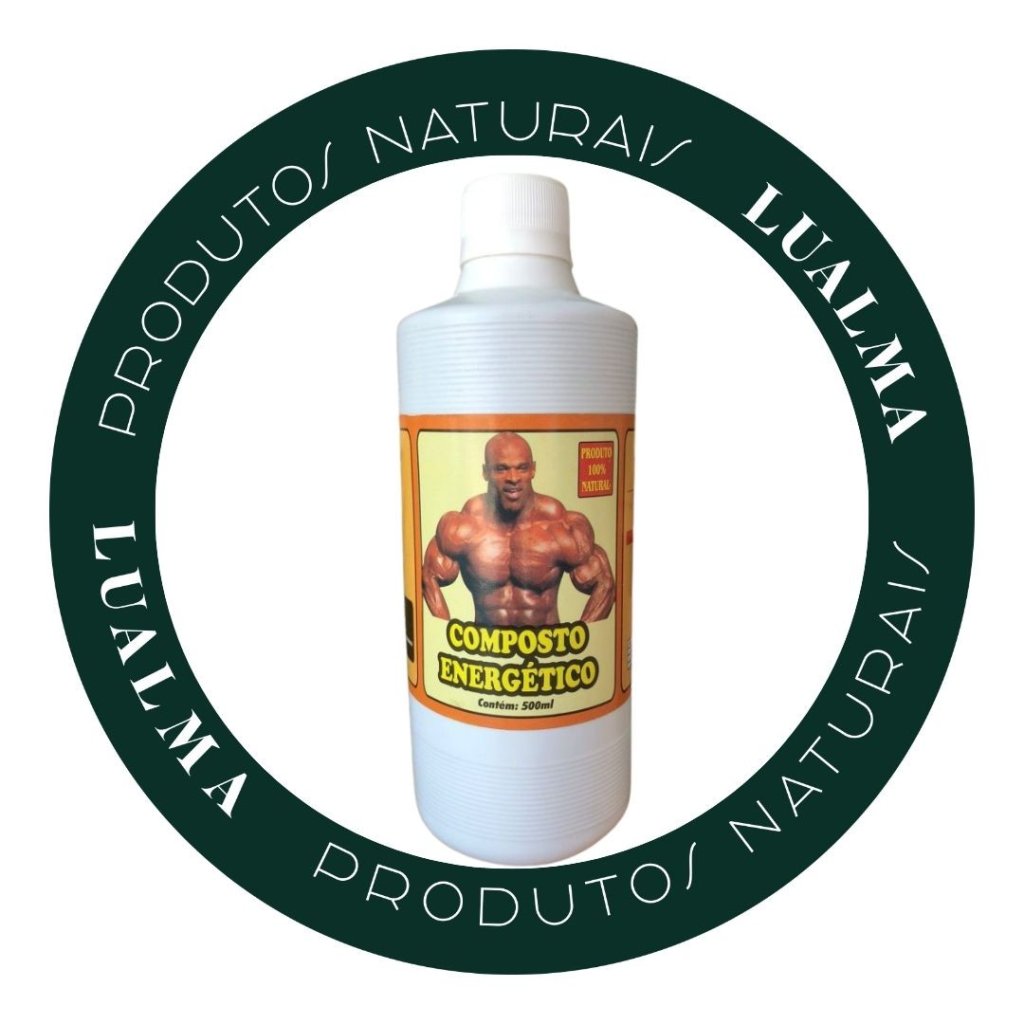 COMPOSTO ENERGÉTICO 500ML - 100% NATURAL 