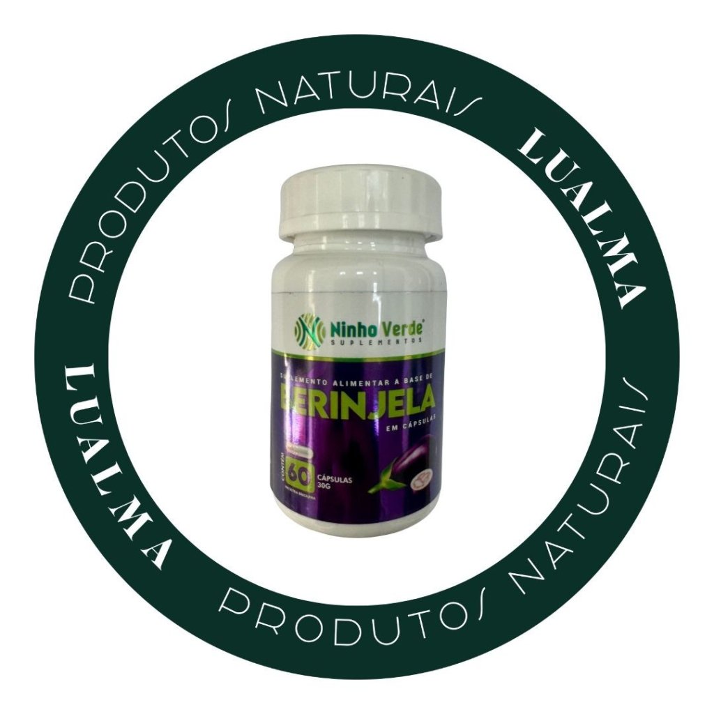 BERINJELA 60 CAPS NINHO VERDE 500MG