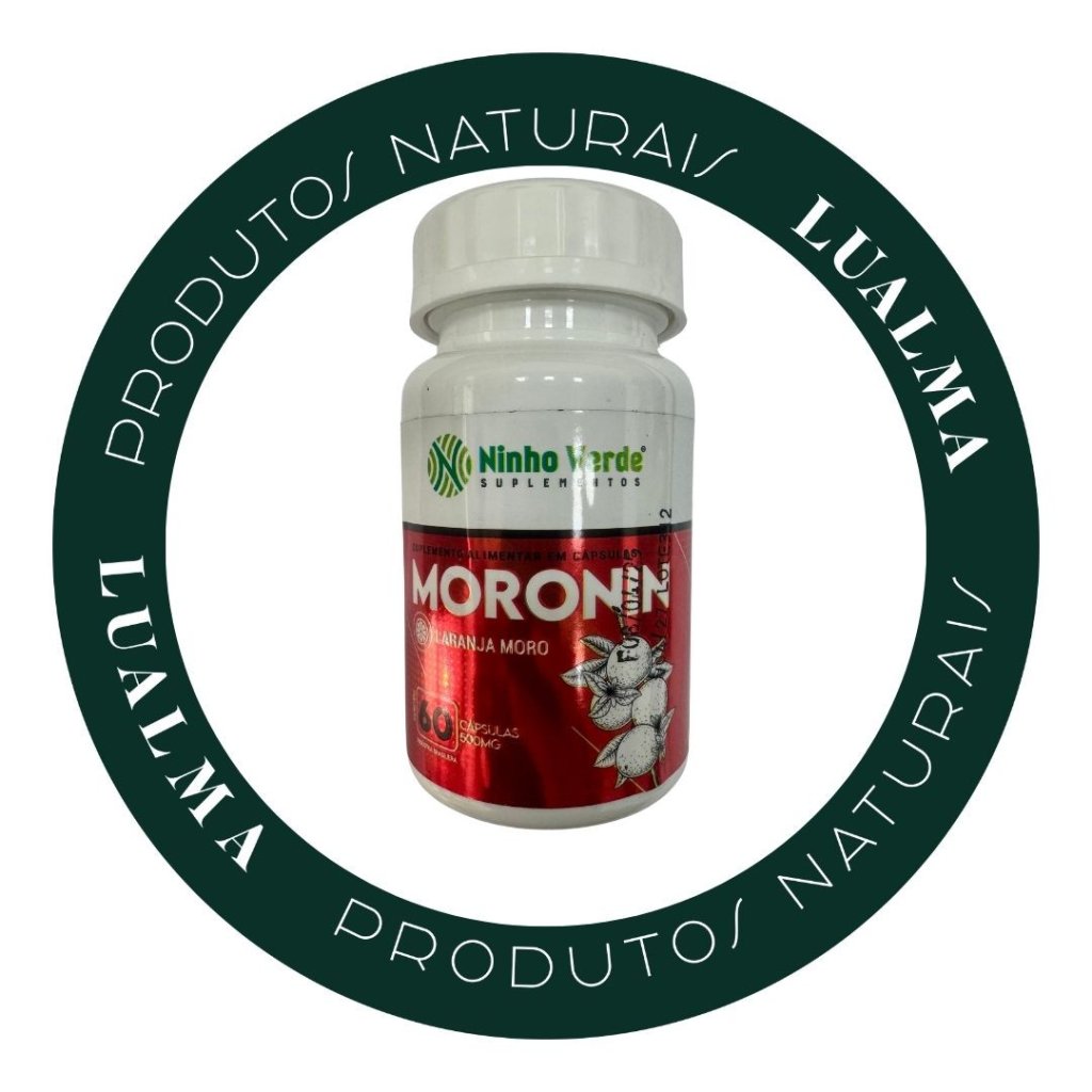 MORONIN ( LARANJA MORO )60CAPS NINHO 500MG - NINHO VERDE 