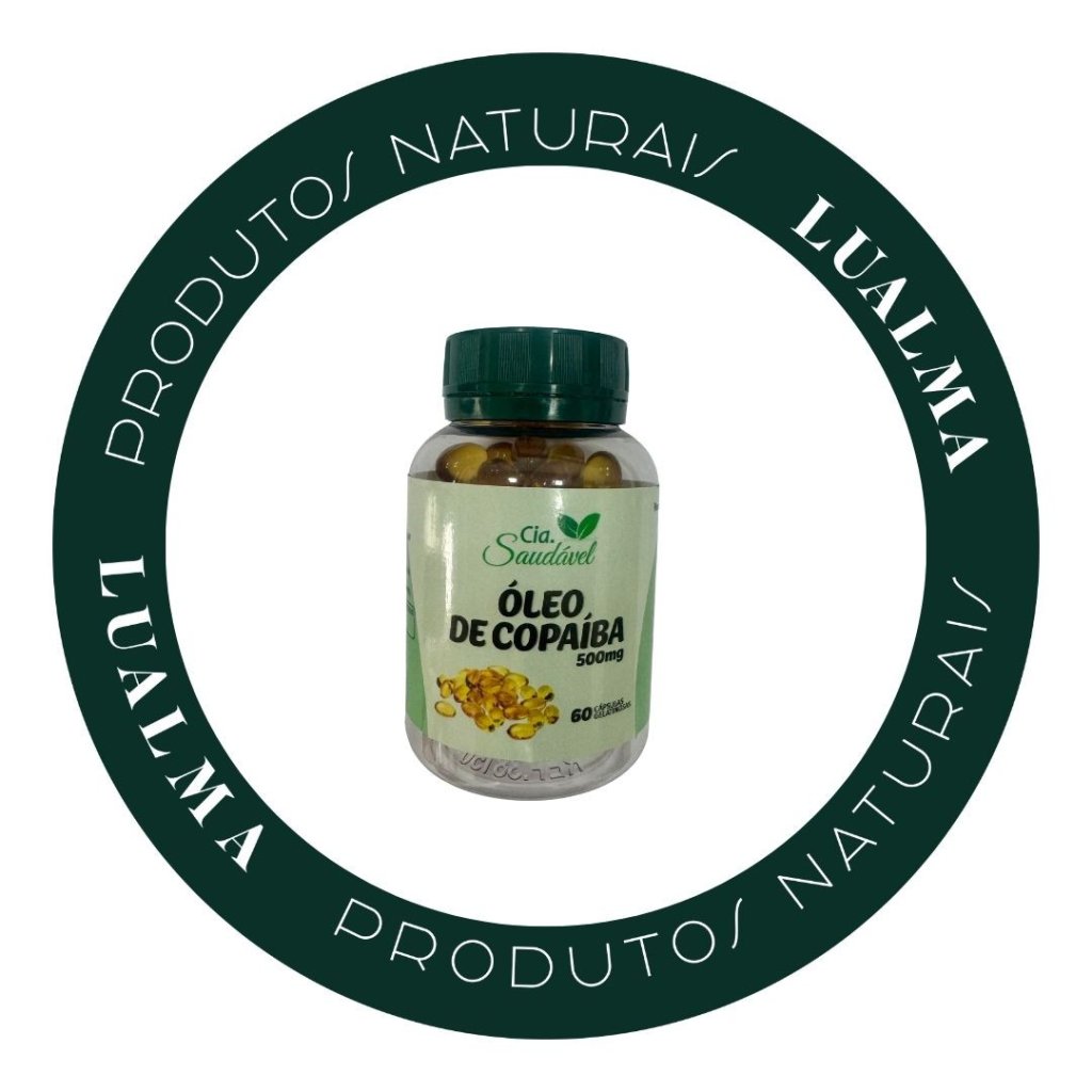 ÓLEO DE COPAÍBA CIA SAÚDAVEL 500mg - 60CÁPSULAS