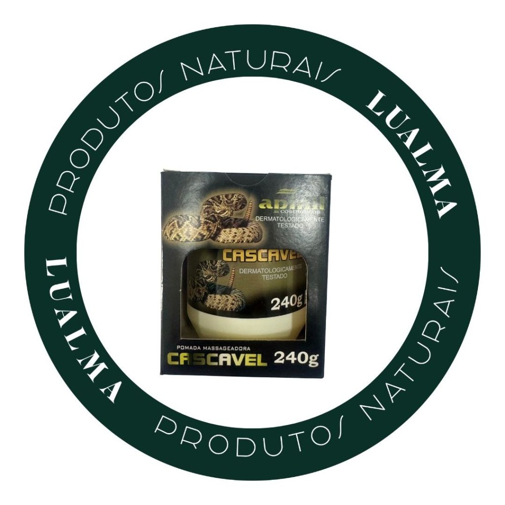 POMADA MASSAGEADORA CASCAVEL 240g