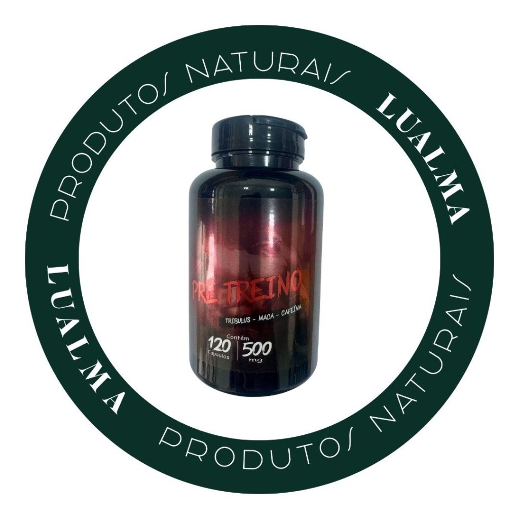PRÉ TREINO - TRIBULUS,MACA E CAFEÍNA - 120CÁPS 500MG - NUTRILIFE