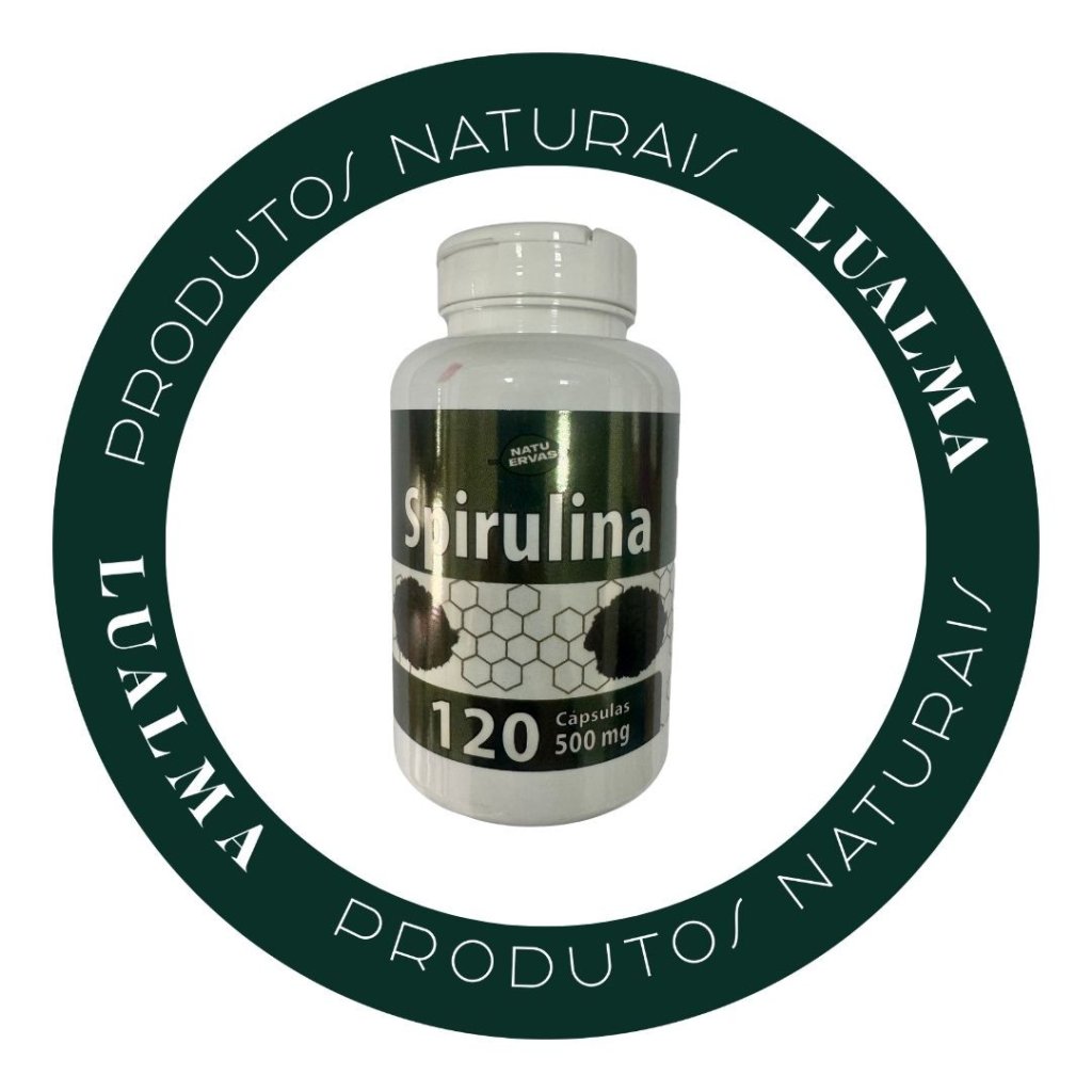 SPIRULINA 120CAPS 500MG NATU ERVAS