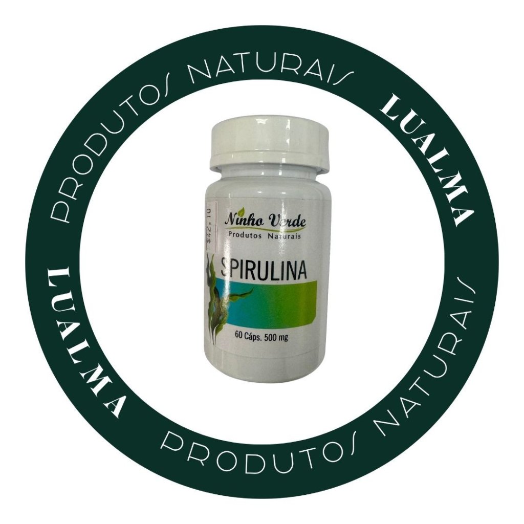 SPIRULINA 60CÁPS 500MG NINHO VERDE -UN