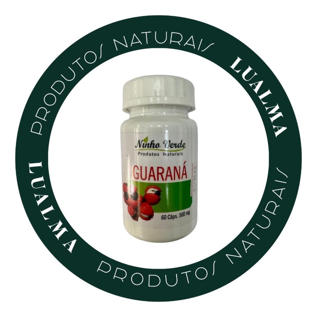 GUARANÁ 60CÁPS 500MG - NINHO VERDE 