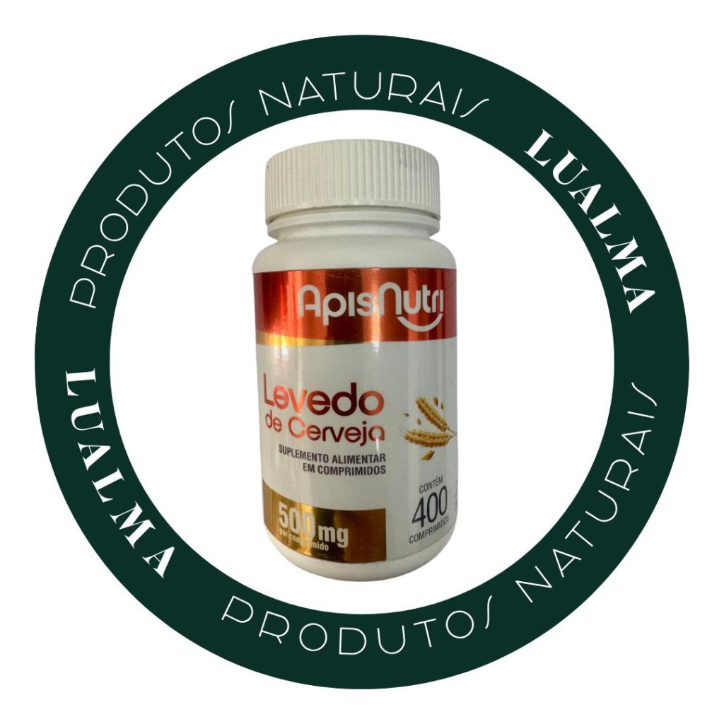 LEVEDO DE CERVEJA APISNUTRI 500mg 400Cápsulas