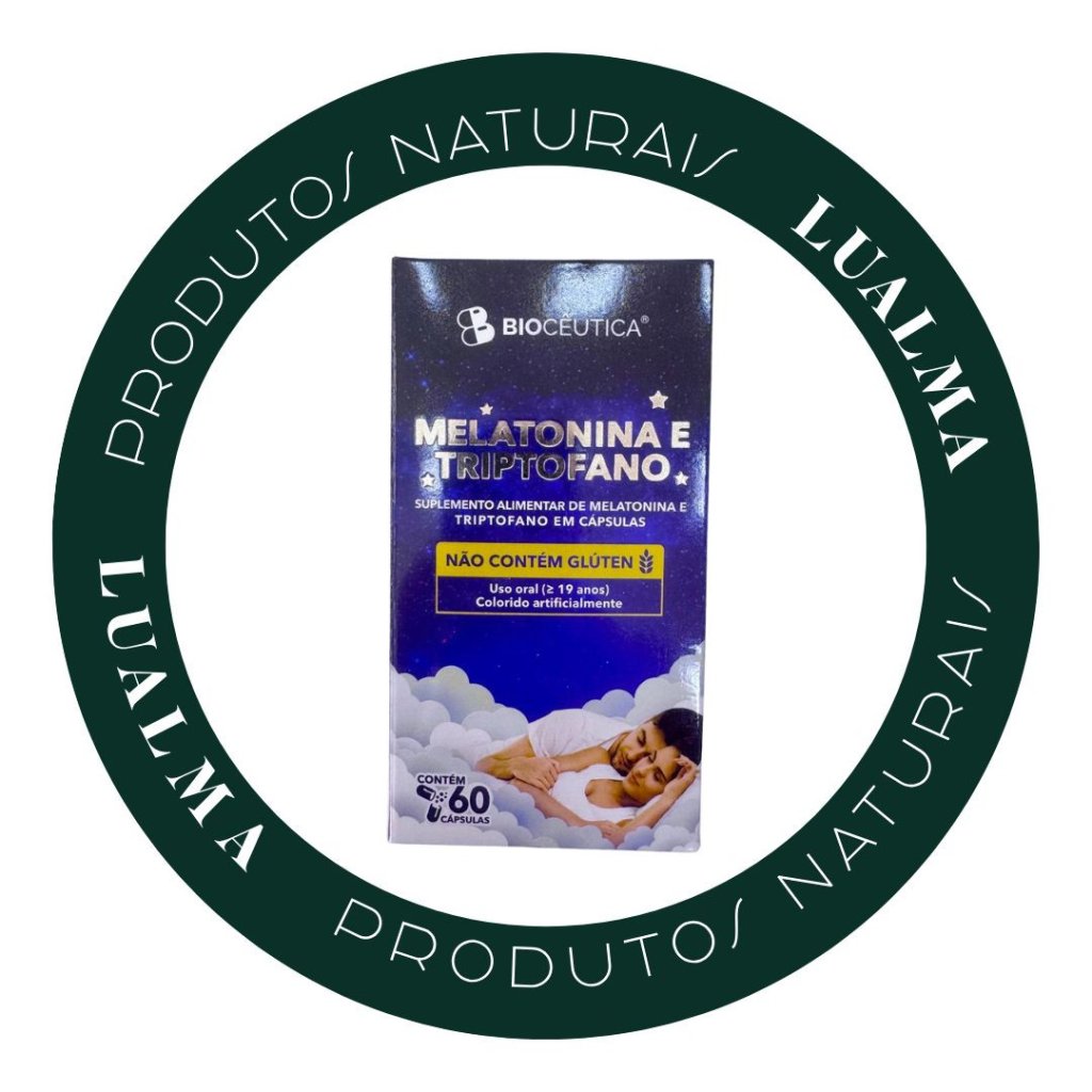 MELATONINA E L -TRIPTOFANO 60CÁPS 0,21MG(melatonina) 42MG(L-Triptofano) BIOCEUTICA - UN