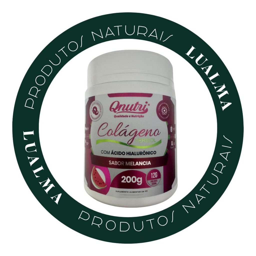 COLÁGENO VERISOL COM ÁCIDO HIALURÔNICO - SABOR MELANCIA 200G