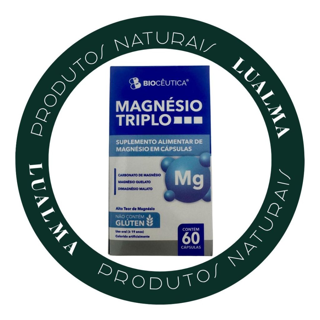 MAGNÉSIO TRIPLO BIOCÊUTICA 60CÁPSULAS 