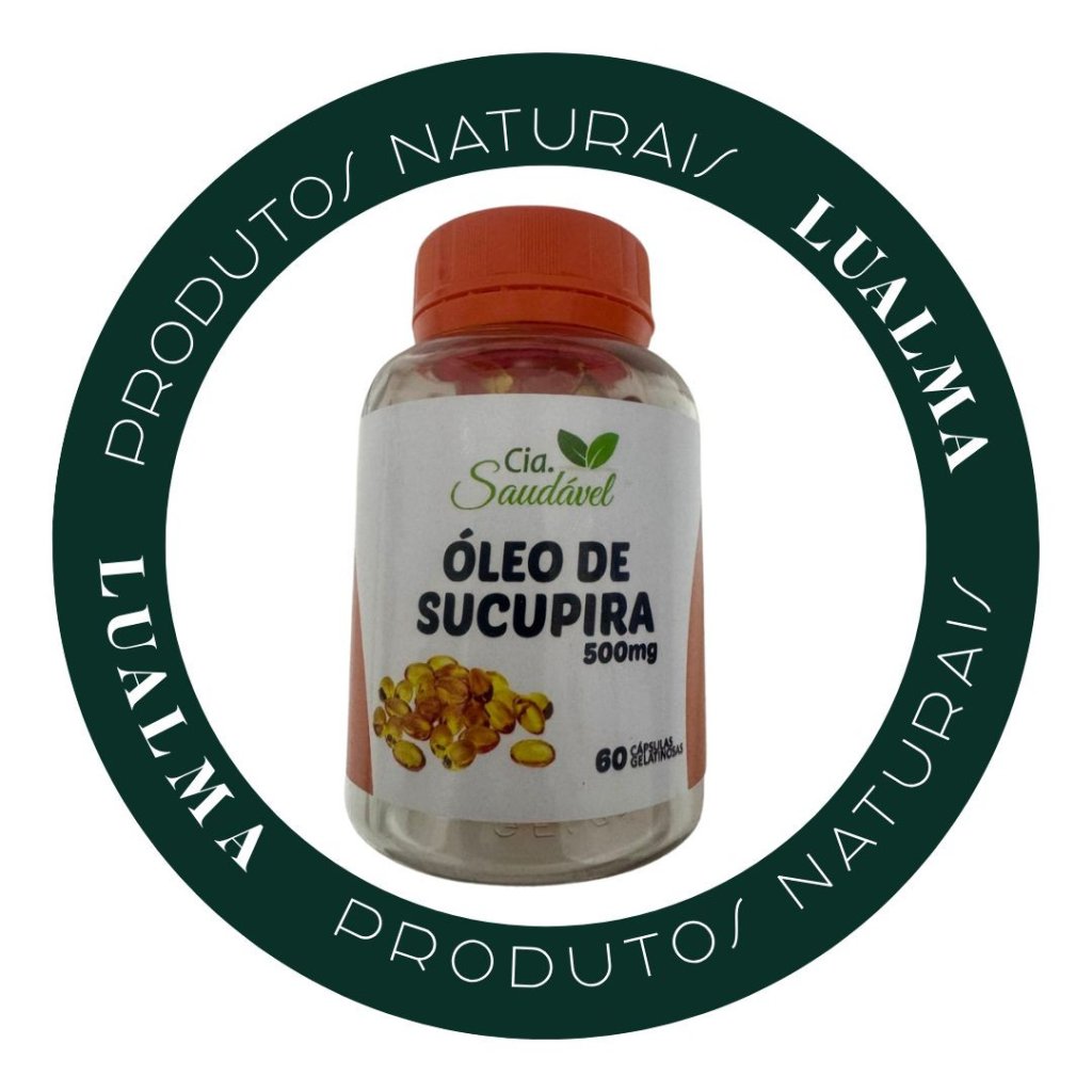 ÓLEO DE SUCUPIRA- GELATINOSA 60CÁPS CIA SAUDAVEL 500MG 