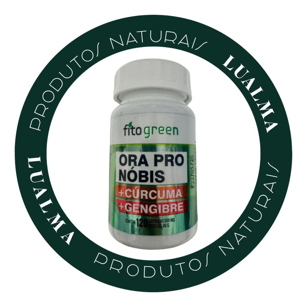 ORA PRO NÓBIS C/CÚRCUMA + GENGIBRE 120CÁPS - NINHO VERDE 500MG