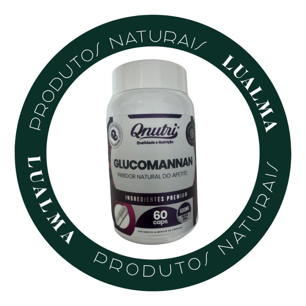 GLUCOMANNAN 60CÁPSULAS 600mg - QNUTRI ( CONHECIDO COMO MONJARO EM CAPSULAS )