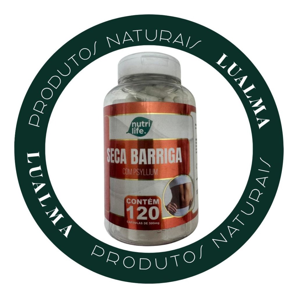 SECA BARRIGA COM PSYLLIUM 120CÁPSULAS 500MG