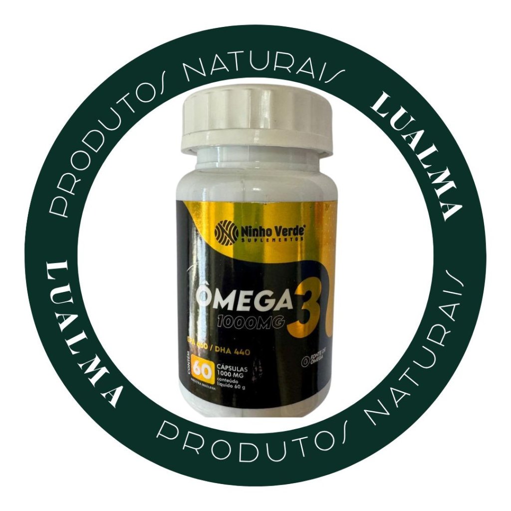 ÔMEGA 3 1000mg - 60CÁPSULAS NINHO VERDE 