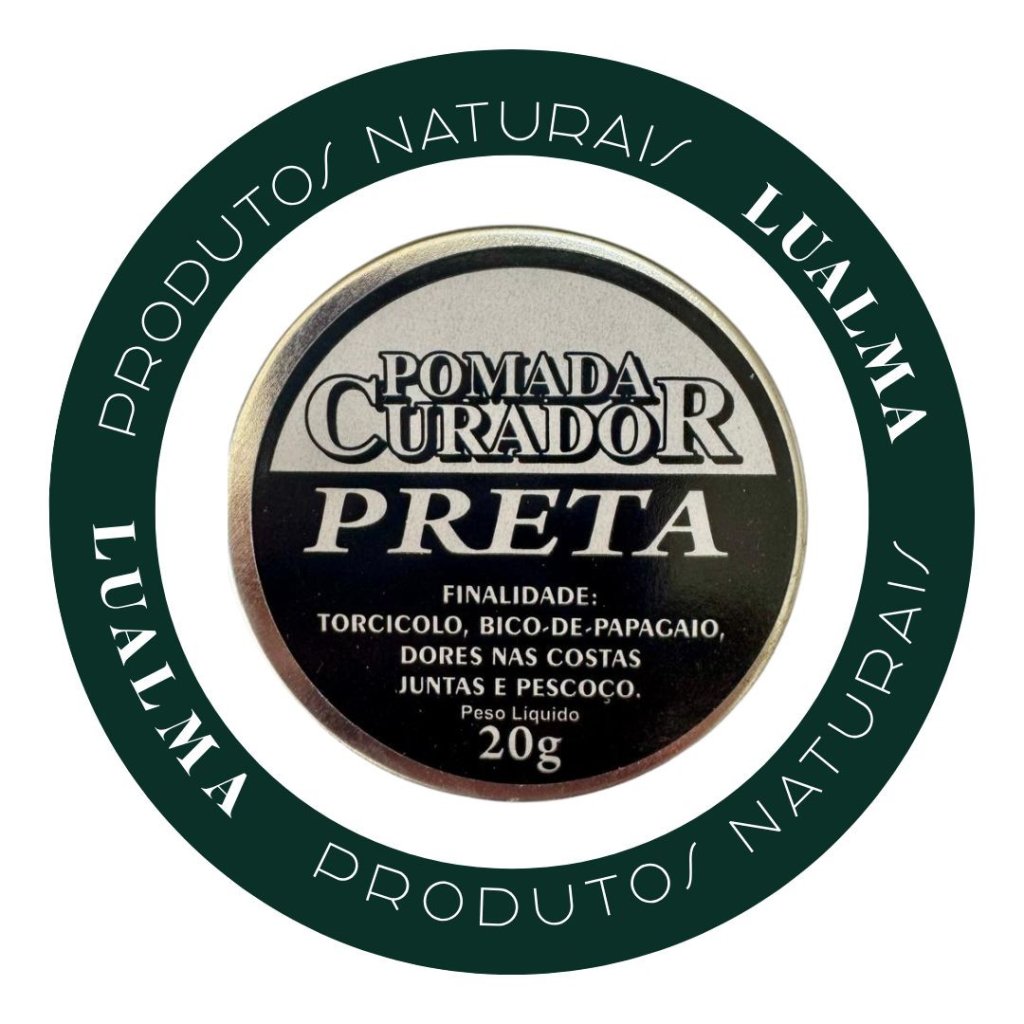 POMADA CURADOR PRETA 20G - UN