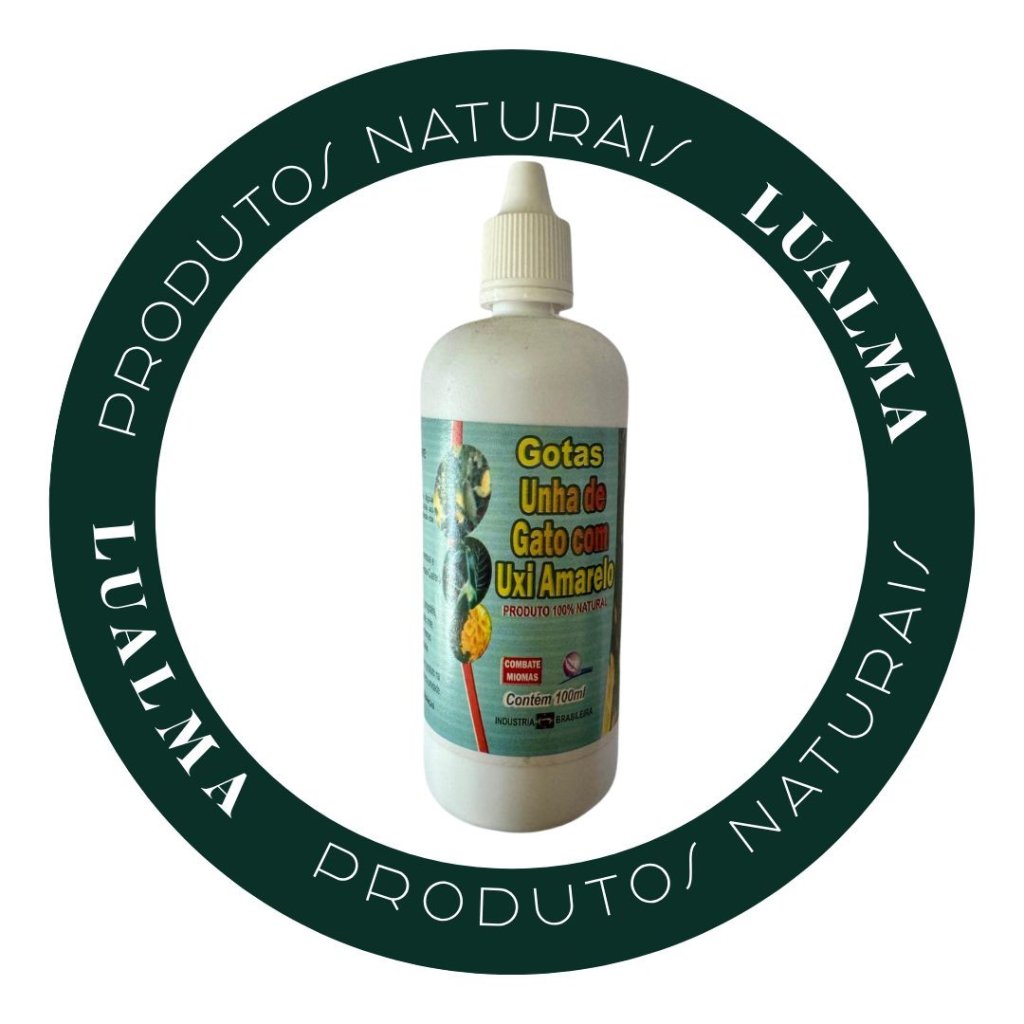 GOTAS DE UNHA DE GATO COM UXI AMARELO 100ML