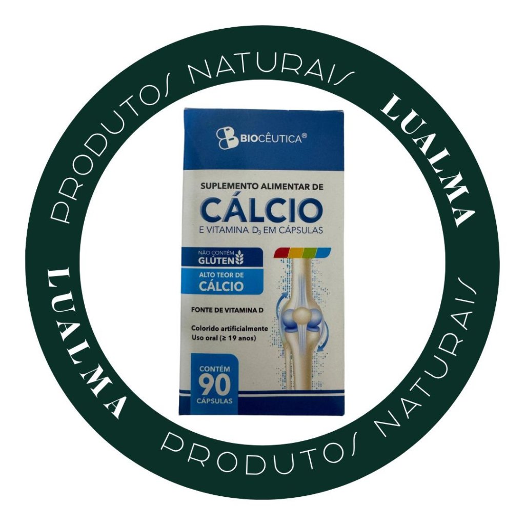 CÁLCIO E VITAMINA D3 90CÁPSULAS - BIOCEUTICA 