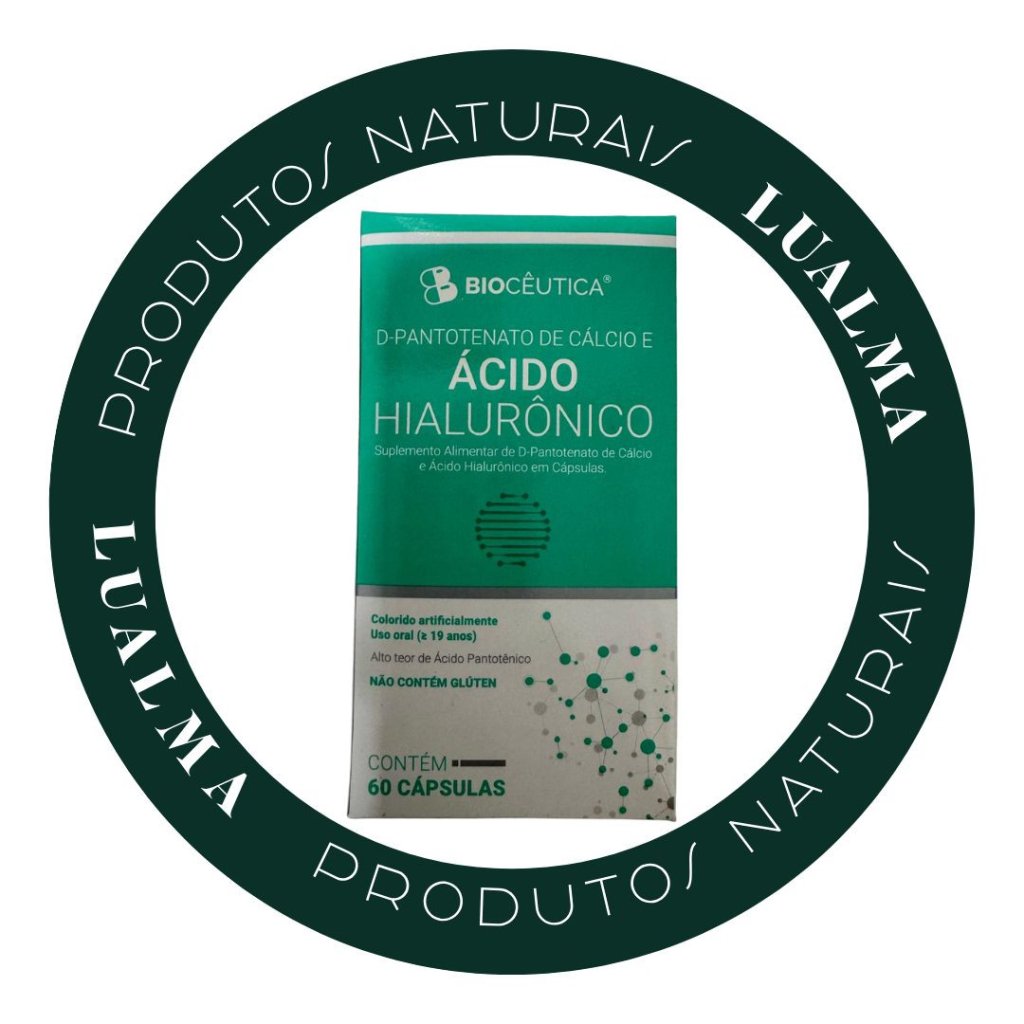 D-PANTOTENATO DE CÁLCIO E ÁCIDO HIALURÔNICO 60CAPS BIOCEUTICA 