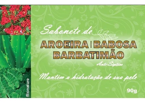 SABONETE DE AROEIRA/BARBATIMÃO E BABOSA BIONATURE 90G