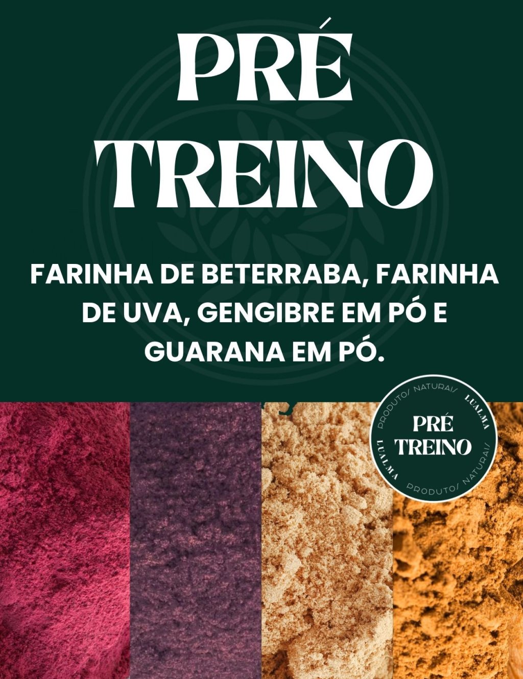 SUPER PRÉ TREINO NATURAL  (100g)