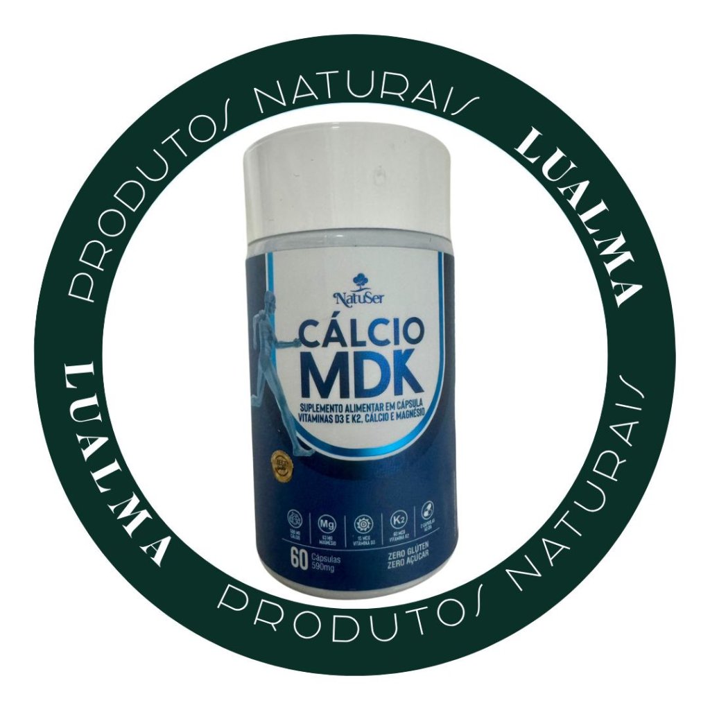 CÁLCIO MDK NATUSER 60CAPS 590mg