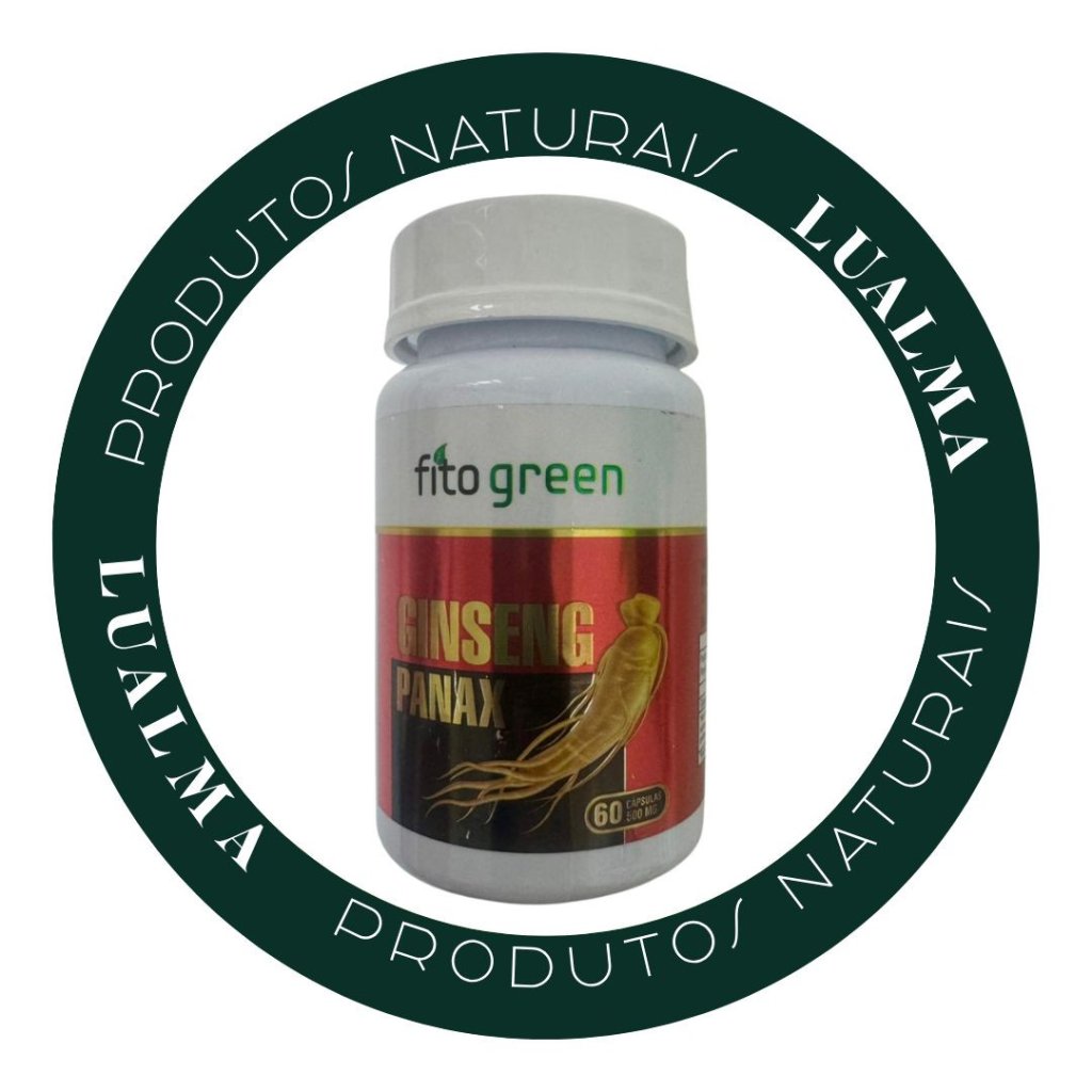 GINSENG PANAX 60CÁPS 500MG NINHO VERDE - UN