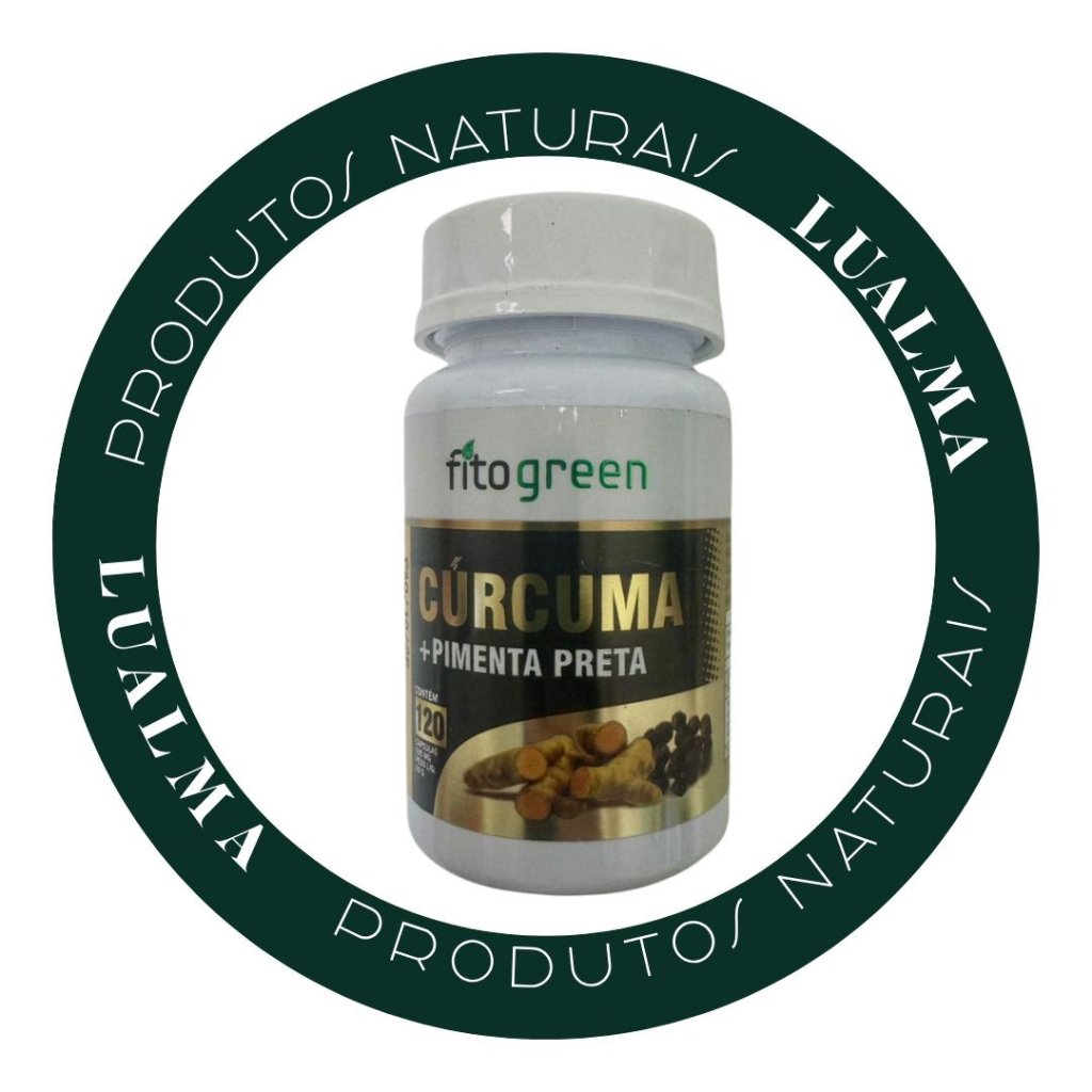 CÚRCUMA + PIMENTA PRETA 120CAPS  500mg - NINHO VERDE