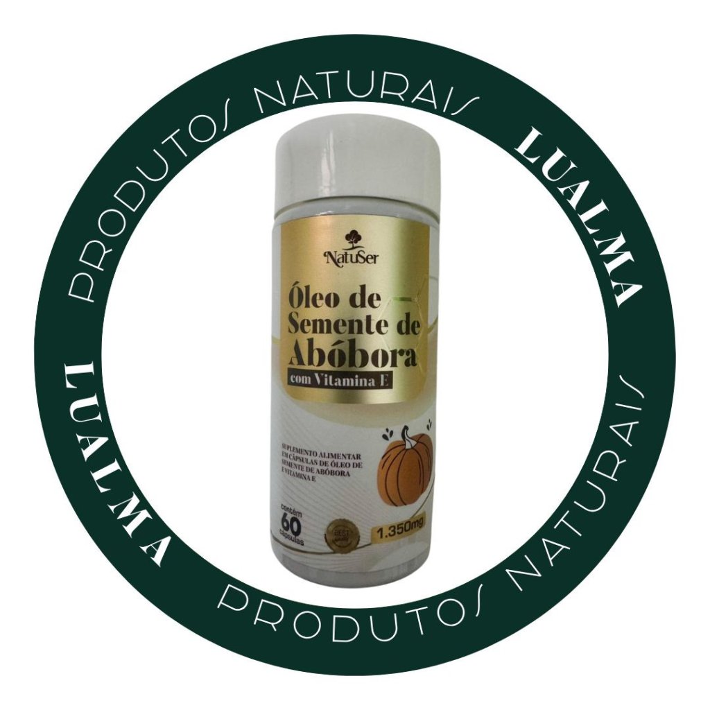 ÓLEO DE SEMENTE DE ABÓBORA 60CAPSULAS 1.350mg NATUSER