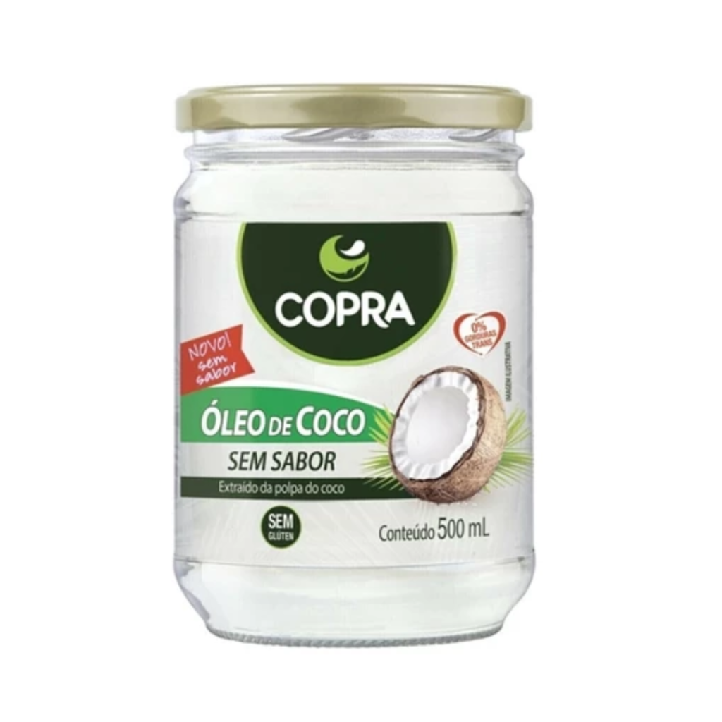 COPRA OLEO DE COCO EXTRA VIRGEM SEM SABOR 500ML