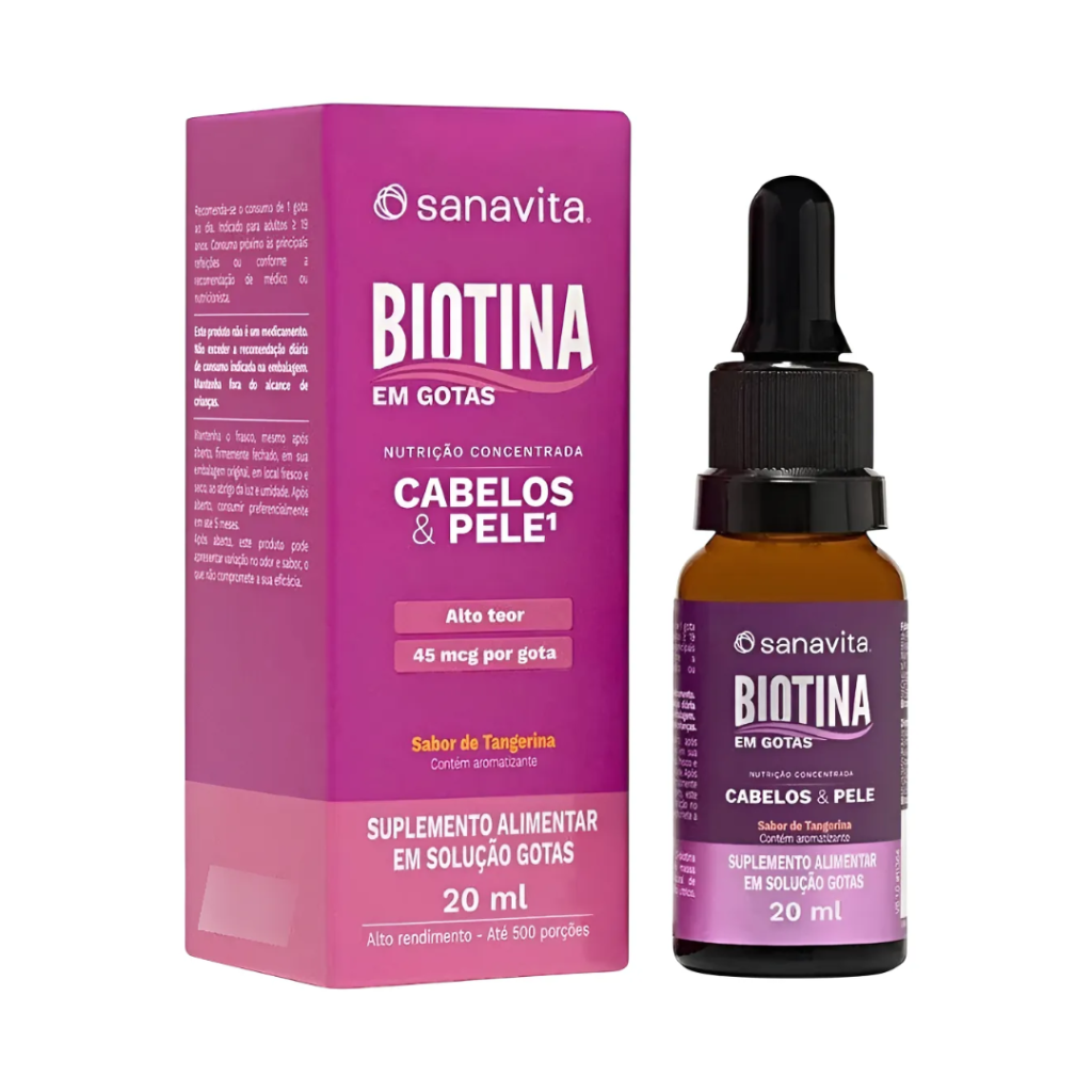 BIOTINA GOTAS - FRASCO 20ml