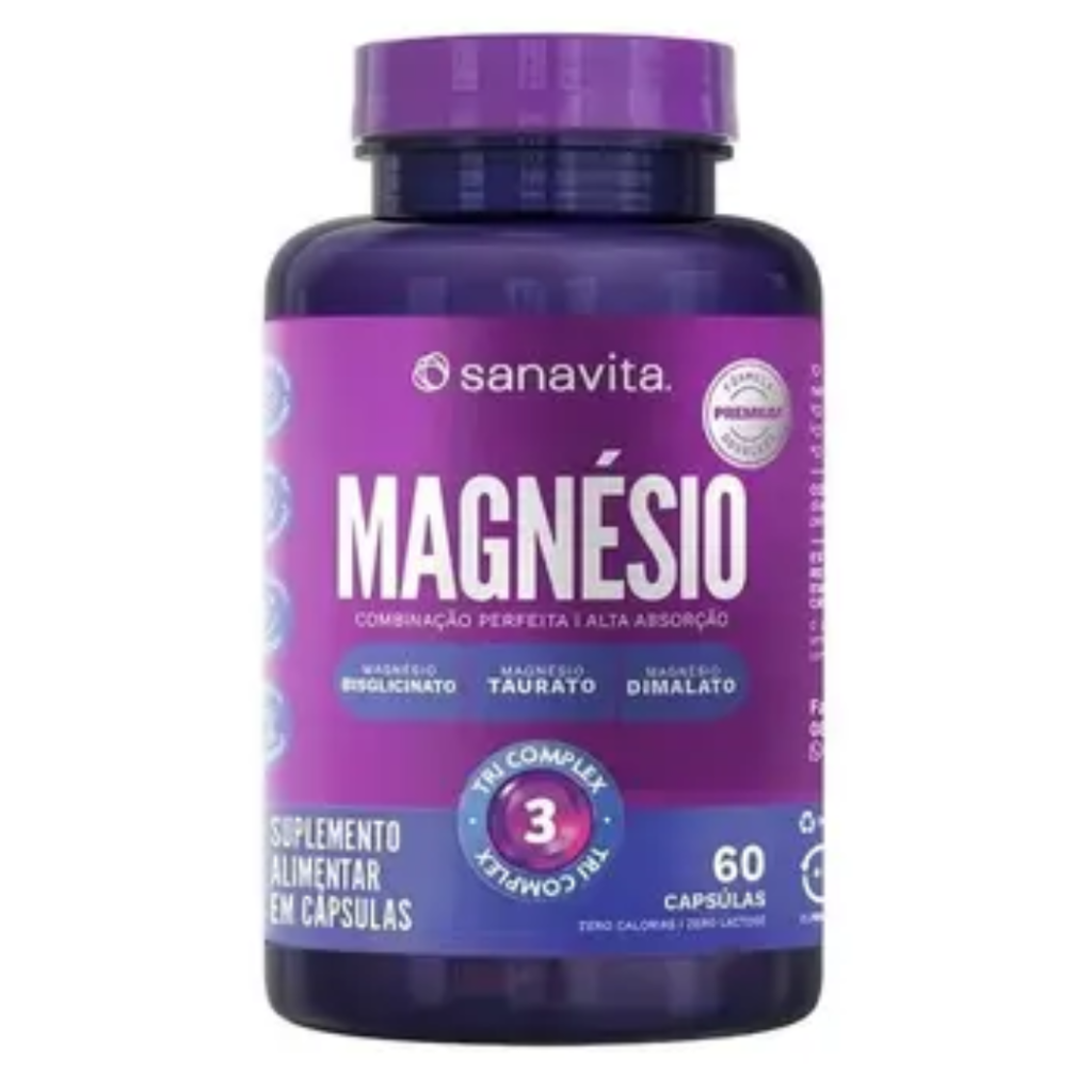 MÁGNESIO - POTE 60 CÁPSULAS