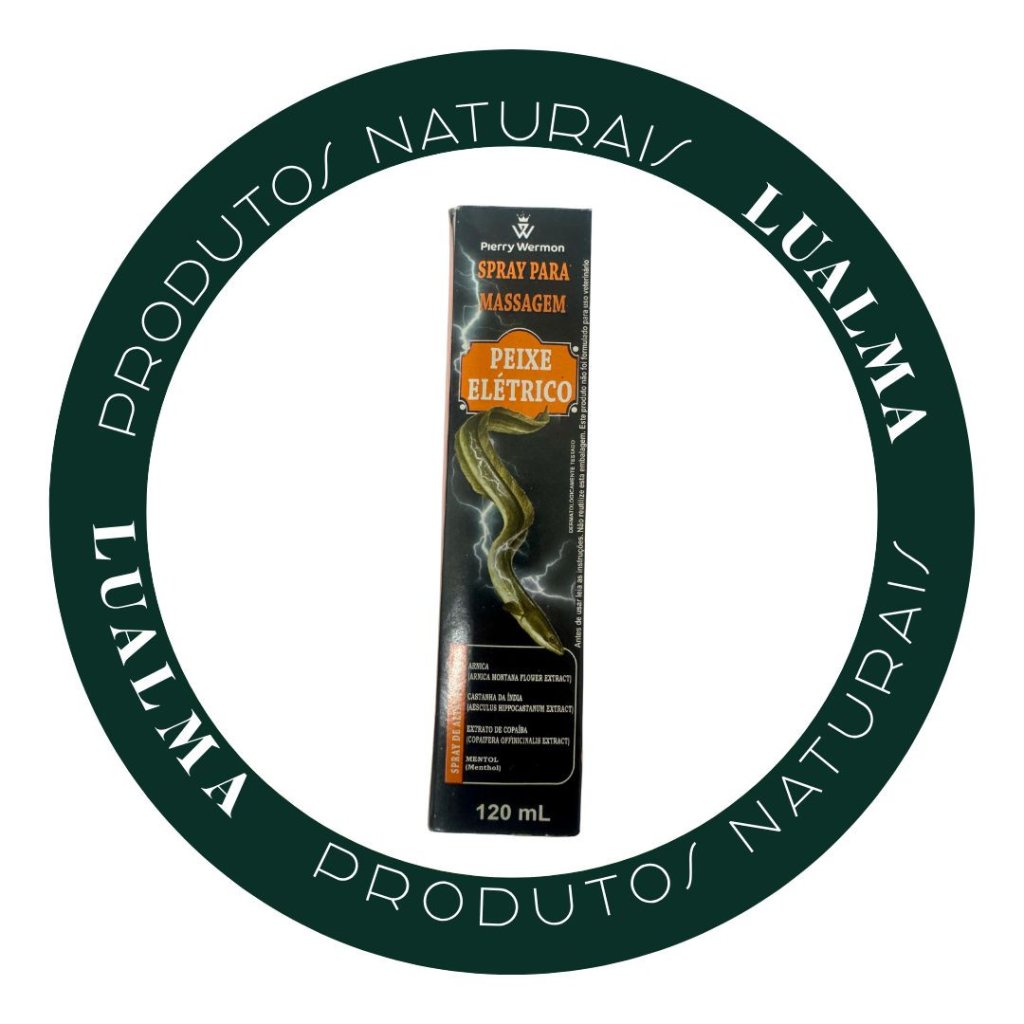SPRAY PARA MASSAGEM PEIXE ELÉTRICO 120ml