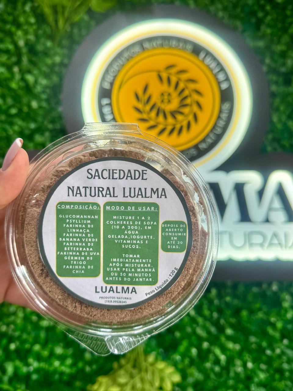 MIX DE SACIEDADE NATURAL ( MONJARO 100% NATURAL ) - 120g POTINHO TOTAL